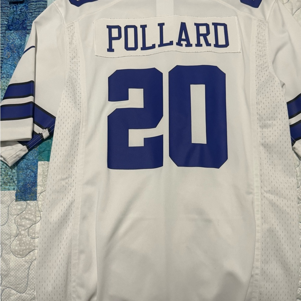 NFL Dallas Cowboys White and Blue Jersey